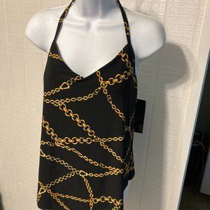 NWT Juniors dressy halter top size S
